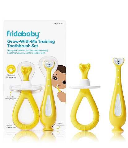 Fridababy Grow-With-Me Training Toothbrush 3-Piece Set