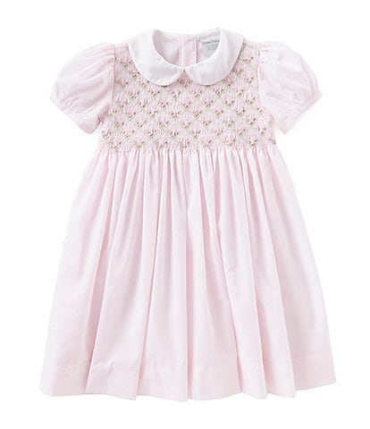 Friedknit Creations Little Girls 2T-4T Floral Printed Smocked Dress