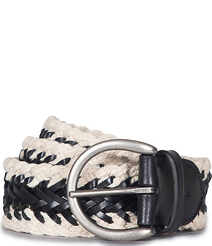 Frye 1.49#double; Braided Cording Belt