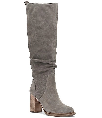 Frye Alex Softy Suede Slouch Tall Boots