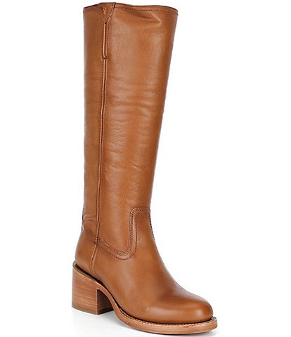 Frye Andy Leather Pull On Tall Boots