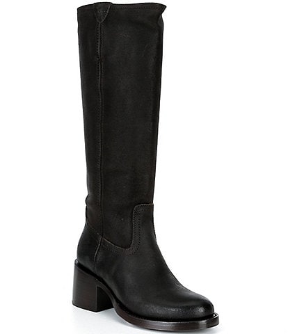 Frye Andy Suede Pull On Tall Boots
