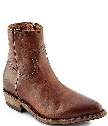 Frye Billy Distressed Leather Booties