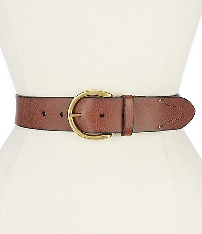 Frye 1.5#double; Campus Leather Classic Belt