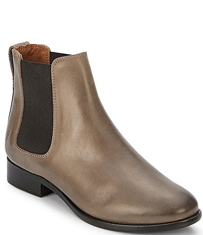 Frye Carly Chelsea Leather Booties