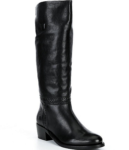 Frye Carson Leather Softy Tall Pull On Boots