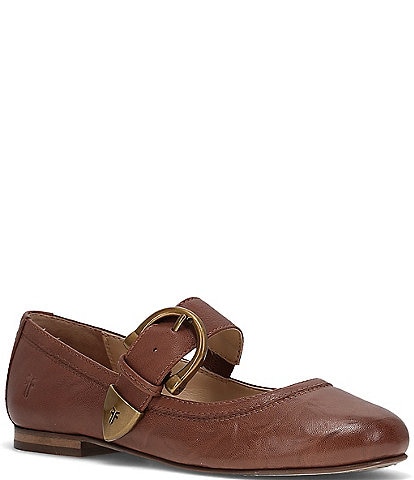 Frye Carson Mary Jane Flats