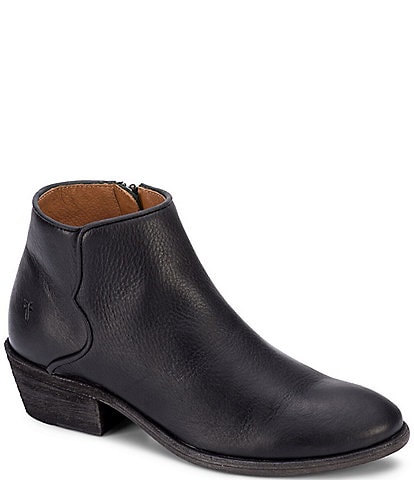 Frye Carson Piping Leather Booties