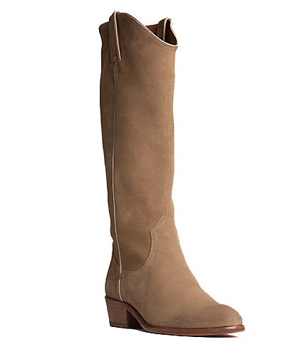 Frye Carson Pull-On Suede Tall Boots