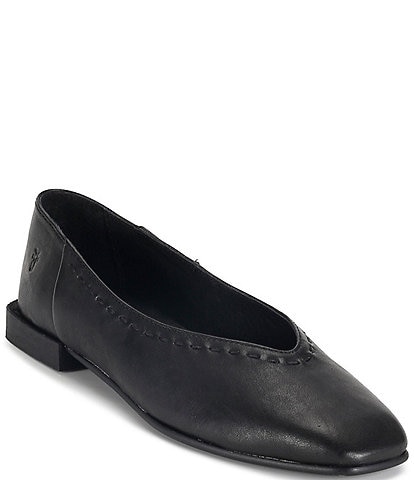 Frye Claire Leather Slip-On Dress Flats