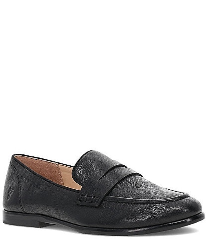 Frye Faith Leather Penny Loafers