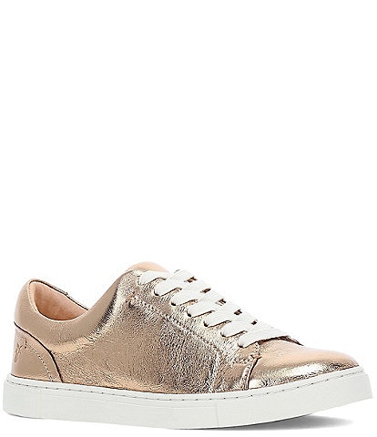 Frye Ivy Leather Lace Up Sneakers