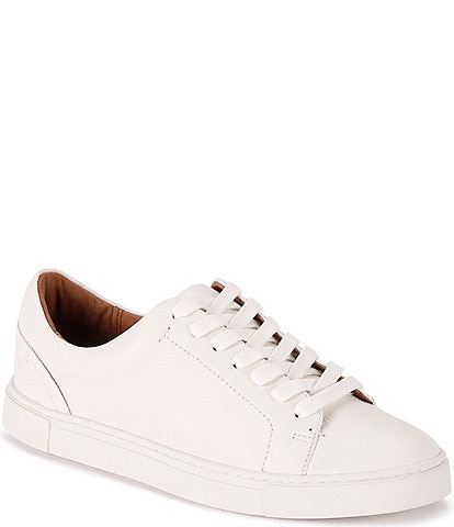 Frye Ivy Leather Lace-Up Sneakers