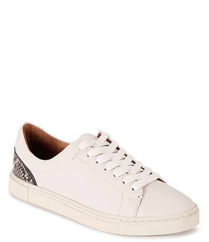 Frye Ivy Low Lace Leather Sneakers
