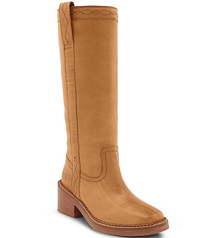 Frye Kate Pull On Leather Riding Boots