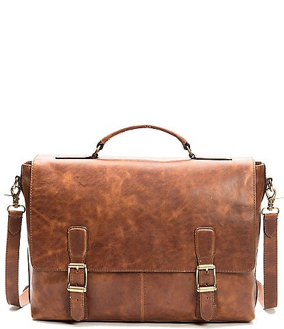 Frye Logan Top Handle Leather Briefcase