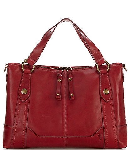Frye Caelan Satchel Cognac Leather purse Handbag With Extra shoulder Strap  New | eBay