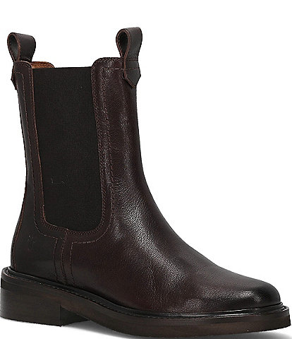 Frye Phoebe Leather Chelsea Booties