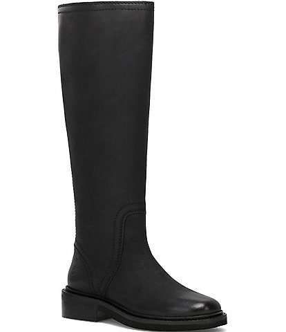 Frye Phoebe Tall Leather Zip Up Classic Boots
