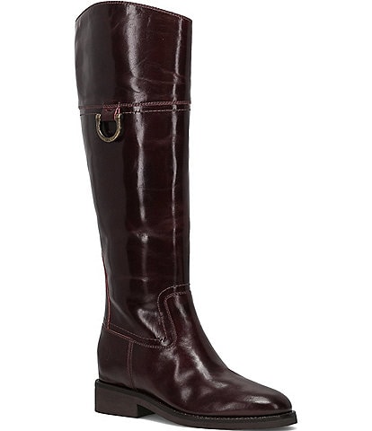 Frye Quinn D-Ring Tall Leather Riding Boots