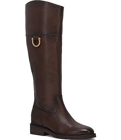 Frye Quinn D-Ring Tall Leather Riding Boots