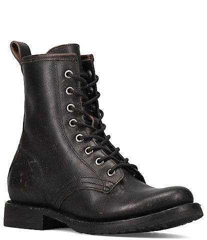 Frye Veronica Flex Leather Combat Boots