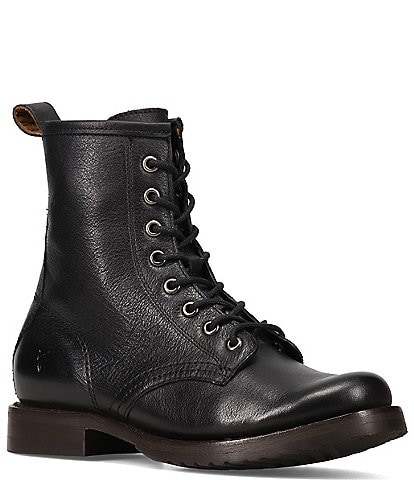 Frye Veronica Flex Leather Combat Boots