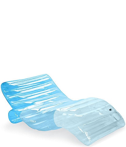 Funboy Clear Blue Chaise Lounger
