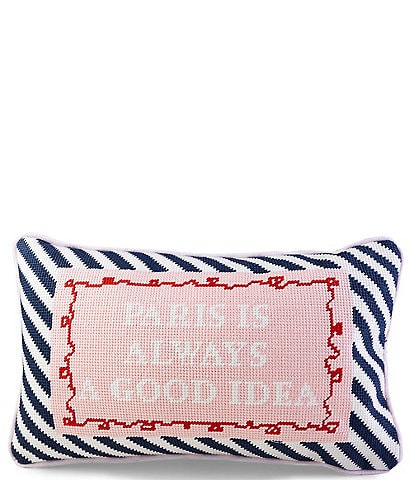 Furbish Paris Needlepoint Pillow