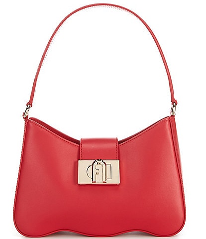 Patent leather handbag Furla Red in Patent leather - 40588424