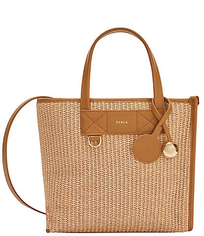 Furla Divide It Small Woven Tote Bag