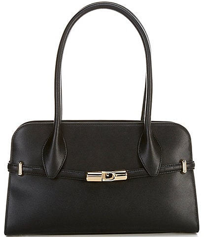 Furla Goccia Medium Buckle Detail Dome Satchel Bag