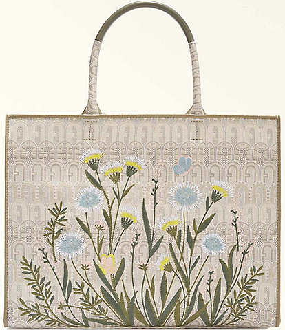 Furla Floral Large Opportunity Tote Bag