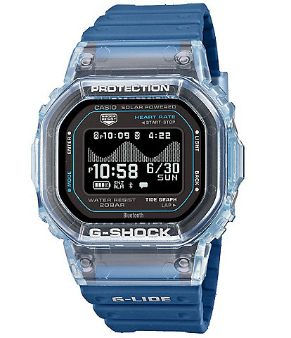 G-Shock Men's Digital Heart & Step Tracker Resin Strap Watch