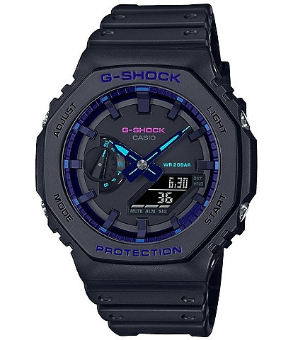 G-Shock Ana Digi Black and Blue Shock Resistant Watch