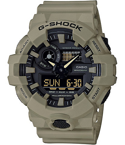 G-Shock Grey Ana-Digi Resin-Strap Watch