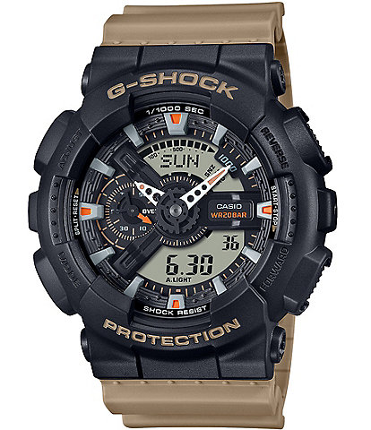 G-Shock Men's Ana-Digi Tan Resin Strap Watch