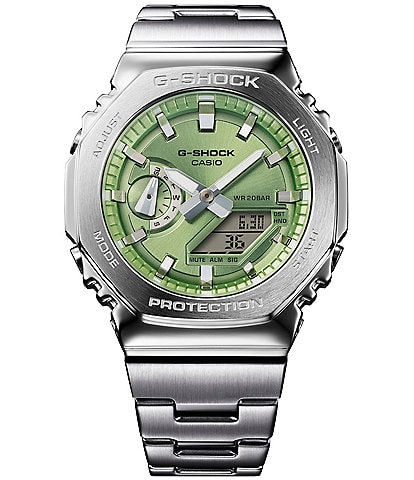 G-Shock Men's Multifunction Stainless Steel Bracelet Watch