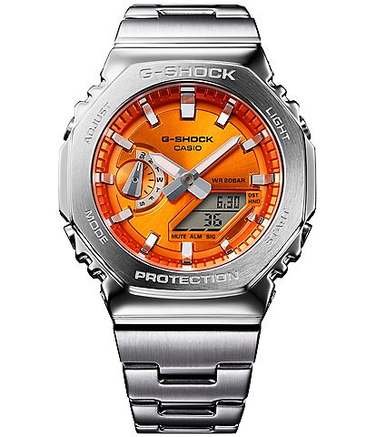 G-Shock Men's Multifunction Stainless Steel Bracelet Watch
