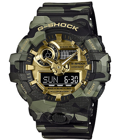 G-Shock Men's Bold Camo Ana-Digi Resin Strap Watch