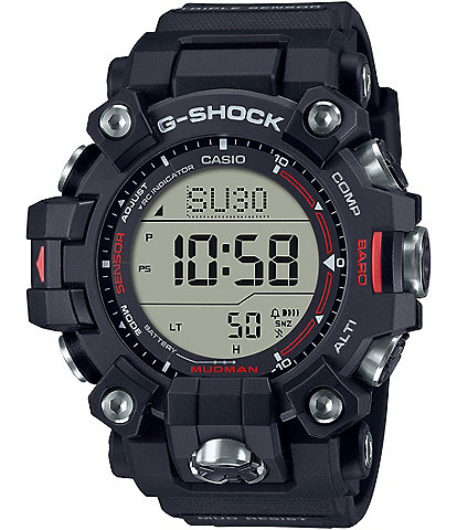 G-Shock Men's Digital Black Resin Strap Watch