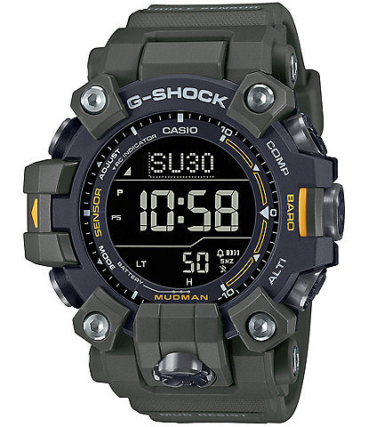 G-Shock Men's Digital Green Resin Strap Watch