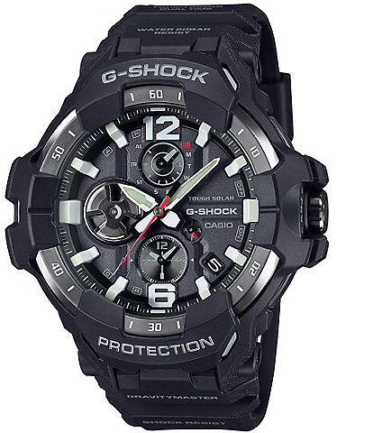 G-Shock Men's Gravitymaster Ana-Digi Black Resin Strap Watch