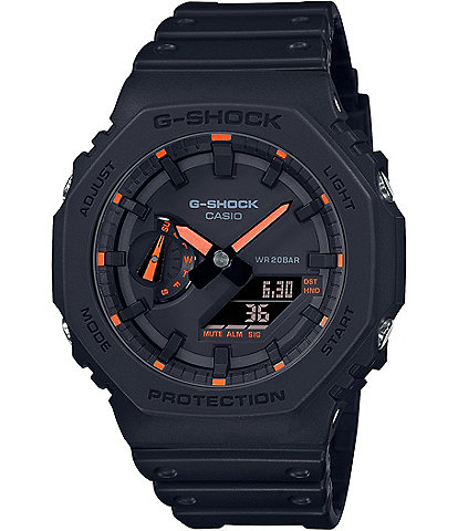 G-Shock Men's Orange Ana-Digi Black Watch