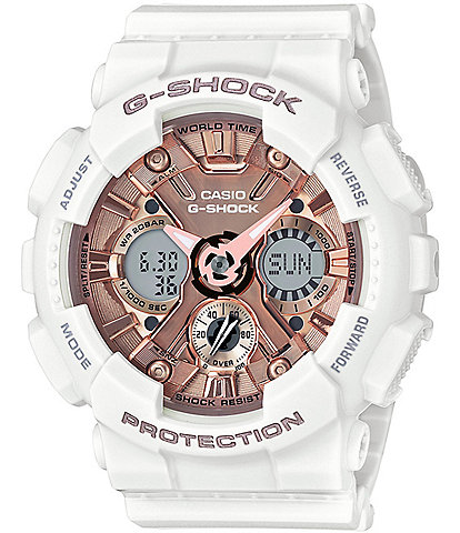 G-Shock White Resin-Strap Ana-Digi Watch