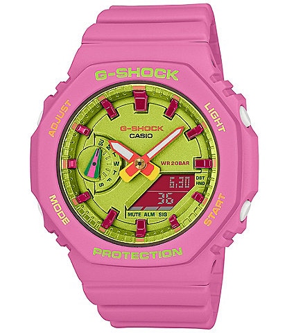 G-Shock Unisex Ana-Digi Pink Resin Strap Watch