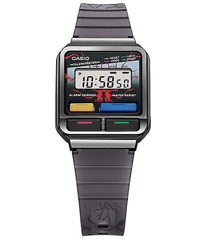 G-Shock Unisex Stranger Things Digital Black Resin Strap Watch