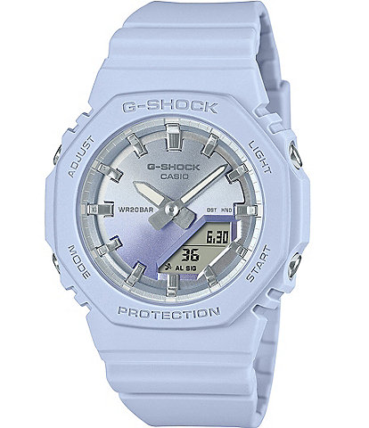 G-Shock Women's Metallic Face Ana-Digi Blue Resin Strap Watch