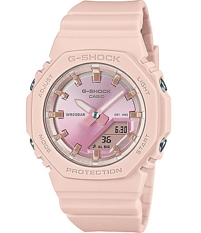 G-Shock Women's Metallic Face Ana-Digi Pink Resin Strap Watch