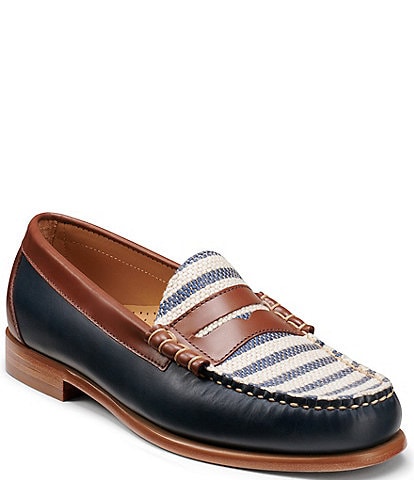 G.H. Bass Men's Larson Nautical Weejun Penny Loafers